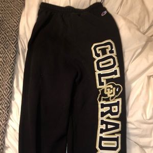 Champion Black CU Colorado sweatpants